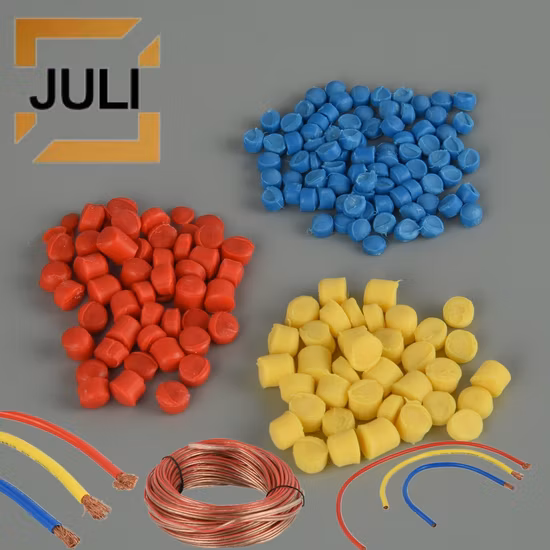도매 와이어 스킨 PVC 입자, 원료, 와이어 케이블용 PVC 과립